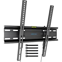 BONTEC Soporte TV Pared Inclinable Ultra Delgado para 23-55 Pulgadas Television de LED-LCD-Plasma- Carga Máx. 45kg- Máx…